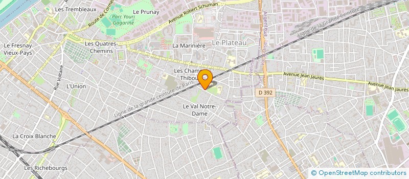 localisation de l'entreprise MONSIEUR JAN CIAGLO  SARTROUVILLE