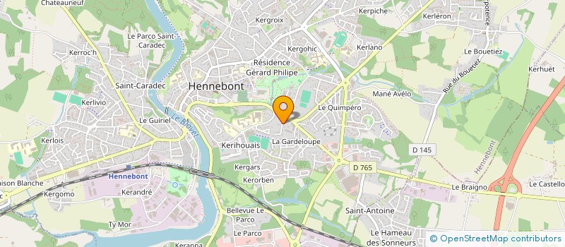 localisation de l'entreprise MONSIEUR JAN DE WIT  HENNEBONT