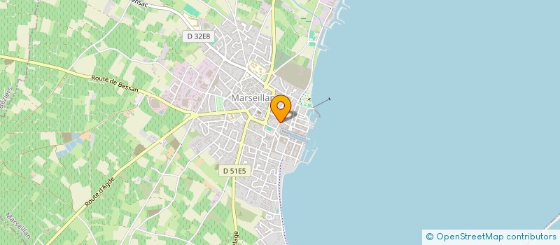 localisation de l'entreprise MONSIEUR JAN ERIKSSON à MARSEILLAN