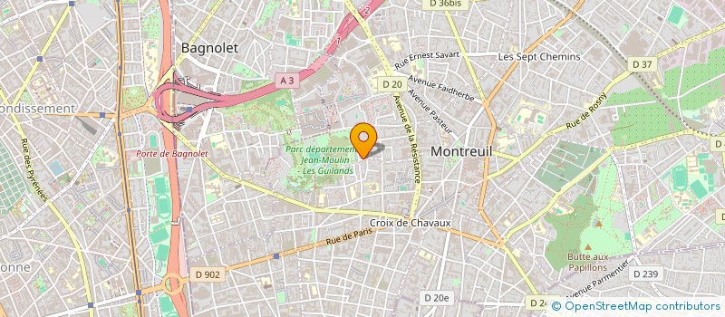 localisation de l'entreprise MONSIEUR JAN HENDRIK PETERS à MONTREUIL