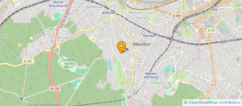 localisation de l'entreprise MONSIEUR JAN HUCKFELDT  MEUDON