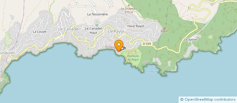 localisation de l'entreprise MONSIEUR JAN HUIZING à RAYOL CANADEL SUR MER