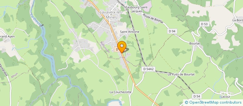 localisation de l'entreprise MONSIEUR JAN JOZEFCZYK à LAVAVEIX-LES-MINES