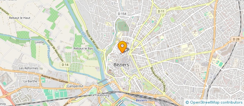 localisation de l'entreprise MONSIEUR JAN KIZIELEWICZ à BEZIERS