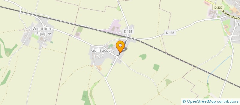 localisation de l'entreprise MONSIEUR JAN KUSNIERAK  GUILLAUCOURT