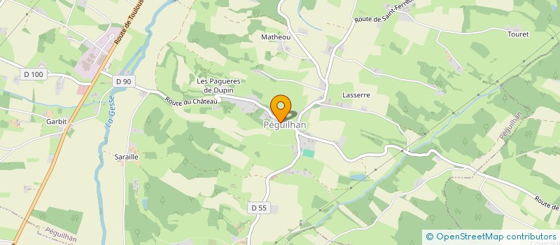 localisation de l'entreprise MONSIEUR JAN MENNEKENS  PEGUILHAN