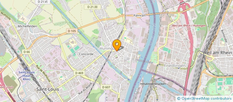 localisation de l'entreprise MONSIEUR JAN MIKAEL SZAFIROWSKI  HUNINGUE