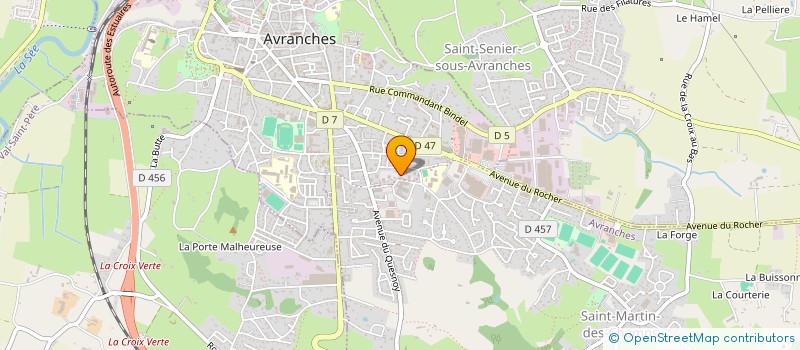 localisation de l'entreprise MONSIEUR JAN MOLLAKHIL  AVRANCHES