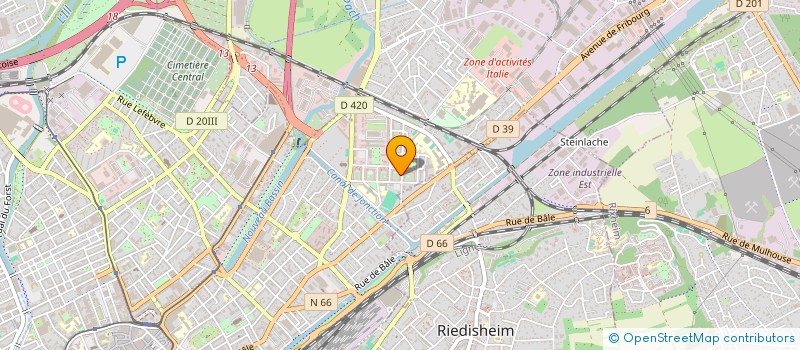 localisation de l'entreprise MONSIEUR JAN MUHAMMAD OUMAR KHEL  MULHOUSE