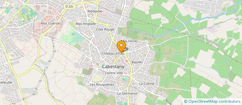 localisation de l'entreprise MONSIEUR JAN-PAUL ROUMEGAS  CABESTANY