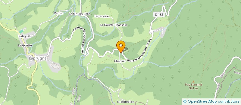 localisation de l'entreprise MONSIEUR JAN PETER VAN DOORN  LAPRUGNE