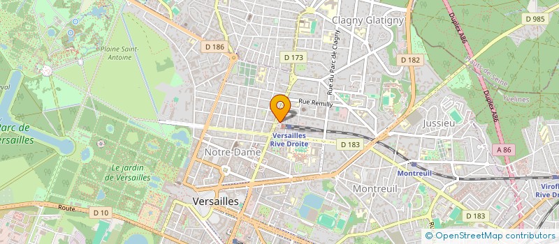 localisation de l'entreprise MONSIEUR JAN ROSOLOWSKI à VERSAILLES