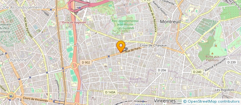 localisation de l'entreprise MONSIEUR JAN SNEESSENS à MONTREUIL