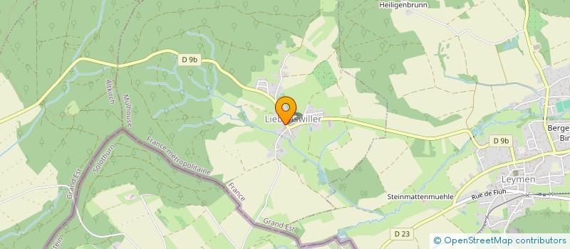 localisation de l'entreprise MONSIEUR JAN SUTTER  LIEBENSWILLER