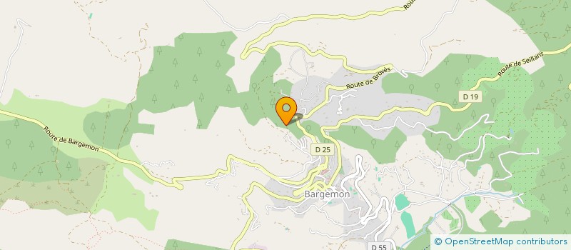 localisation de l'entreprise MONSIEUR JAN VAN DER VELDEN  BARGEMON