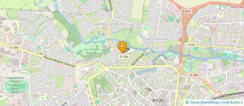 localisation de l'entreprise MONSIEUR JAN VANDECASTEELE RABAH  SAINTE-CATHERINE