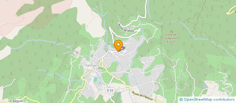 localisation de l'entreprise MONSIEUR JAN VERMEIJEN  SEILLANS