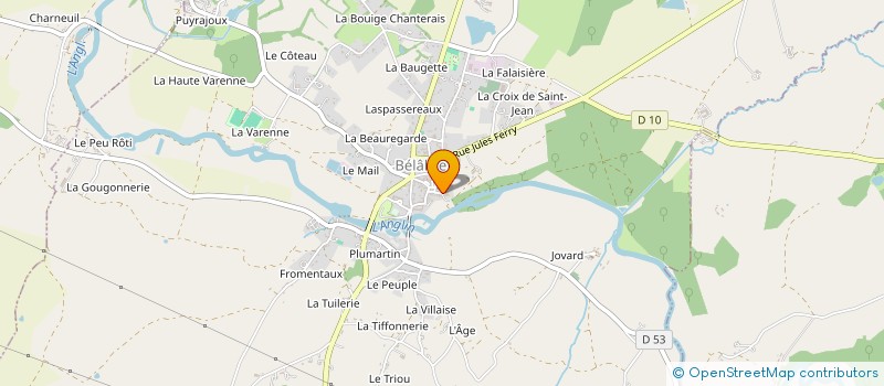 localisation de l'entreprise MONSIEUR JAN-WILLEM DE MEYER à BELABRE
