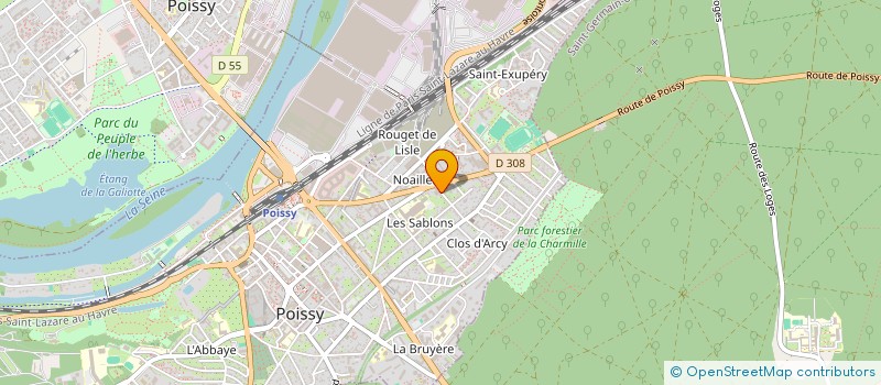 localisation de l'entreprise MONSIEUR JAN ZIARNOWSKI  POISSY