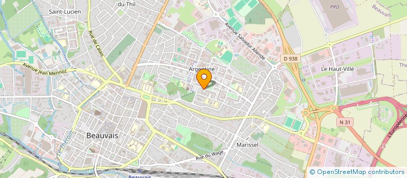 localisation de l'entreprise MONSIEUR JANAGA MAROOFKHIL  BEAUVAIS