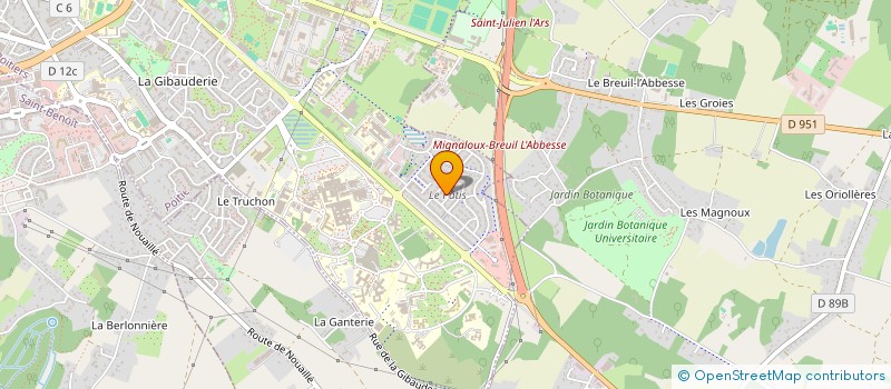 localisation de l'entreprise MONSIEUR JANAT ALI KHAIL  POITIERS