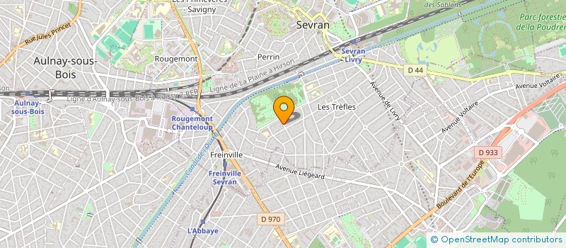 localisation de l'entreprise MONSIEUR JANATGUL AHMADZAY  SEVRAN