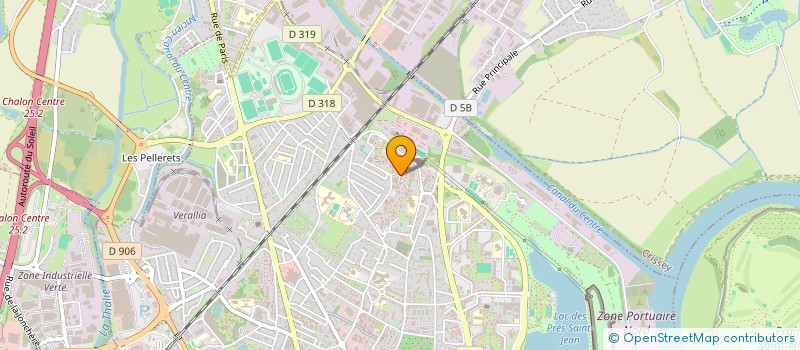 localisation de l'entreprise MONSIEUR JAND ALI  CHALON-SUR-SAONE