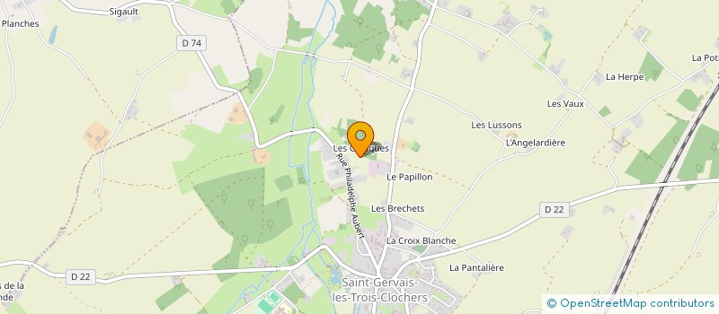 localisation de l'entreprise MONSIEUR JANIC DOUSSET à SAINT-GERVAIS-LES-TROIS-CLOCHERS