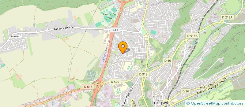 localisation de l'entreprise MONSIEUR JANICK BARTOLOMUCCI à LONGWY