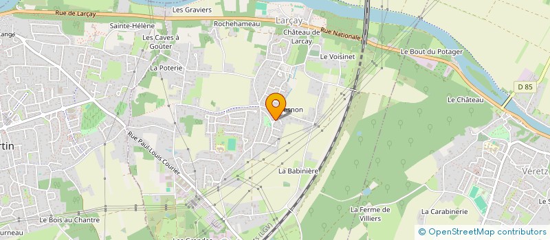 localisation de l'entreprise MONSIEUR JANICK CHESNEAU  LARCAY