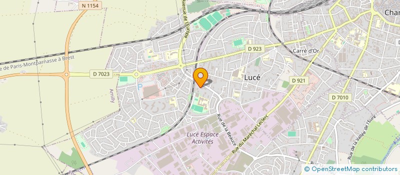 localisation de l'entreprise MONSIEUR JANICK MAUDUIT à LUCE