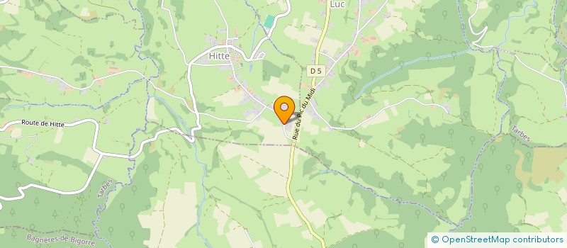 localisation de l'entreprise MONSIEUR JANICK MORIN  HITTE