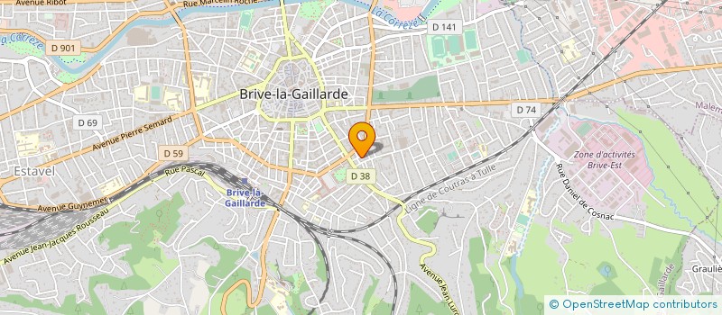 localisation de l'entreprise MONSIEUR JANICK POUPEE à BRIVE-LA-GAILLARDE