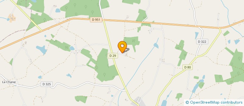 localisation de l'entreprise MONSIEUR JANICK THEBAULT  BRILLAC