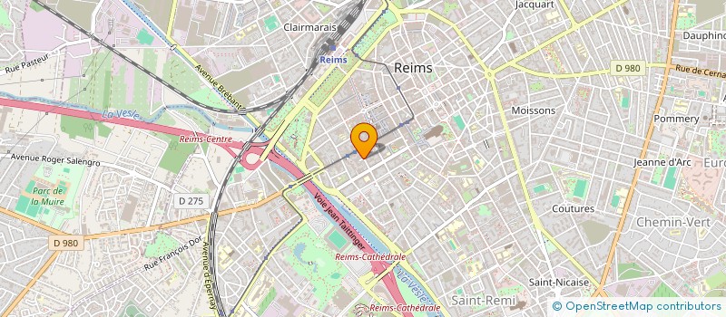 localisation de l'entreprise MONSIEUR JANIK VILAIN  REIMS