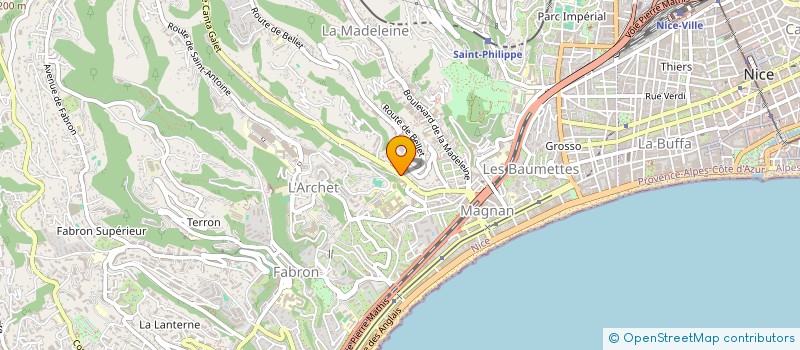 localisation de l'entreprise MONSIEUR JANIS GROPE à NICE