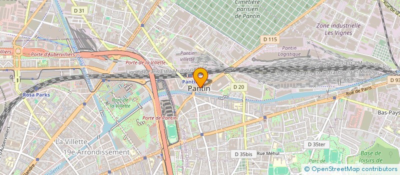 localisation de l'entreprise MONSIEUR JANIS KAUPERS  PANTIN