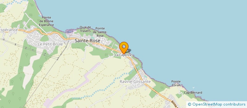 localisation de l'entreprise MONSIEUR JANNICK HOAREAU  SAINTE-ROSE