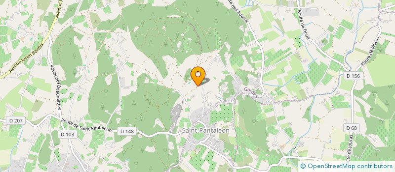 localisation de l'entreprise MONSIEUR JANNICK MADON  GORDES