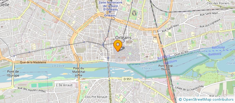 localisation de l'entreprise MONSIEUR JANNICKS HINARD à ORLEANS