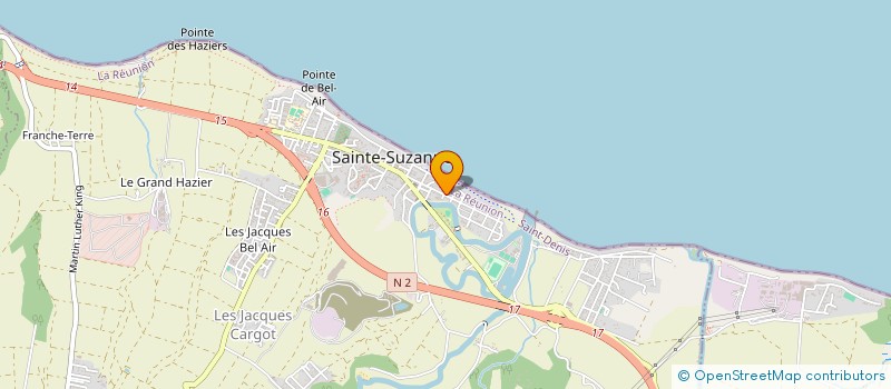 localisation de l'entreprise MONSIEUR JANNY JORRY SELLY  SAINTE-SUZANNE