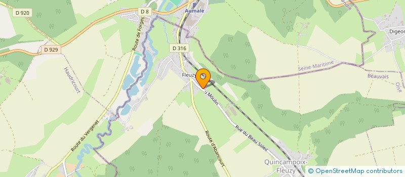 localisation de l'entreprise MONSIEUR JANNY LEROY  FORMERIE