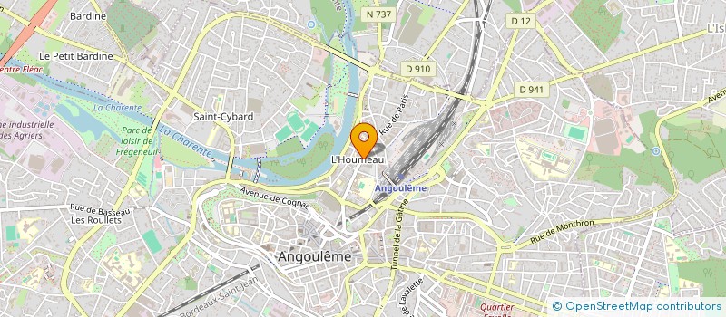 localisation de l'entreprise MONSIEUR JANNY RAINEREAU à ANGOULEME