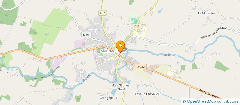 localisation de l'entreprise MONSIEUR JANOS HERBALY  MAGNAC-LAVAL