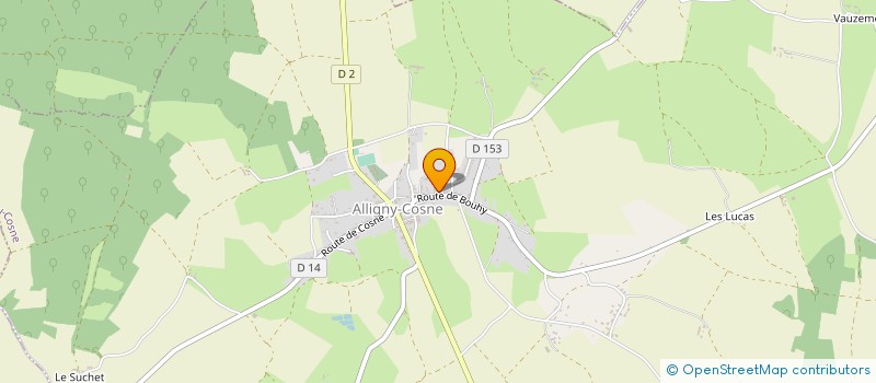 localisation de l'entreprise MONSIEUR JANOS HUSZAR à ALLIGNY-COSNE