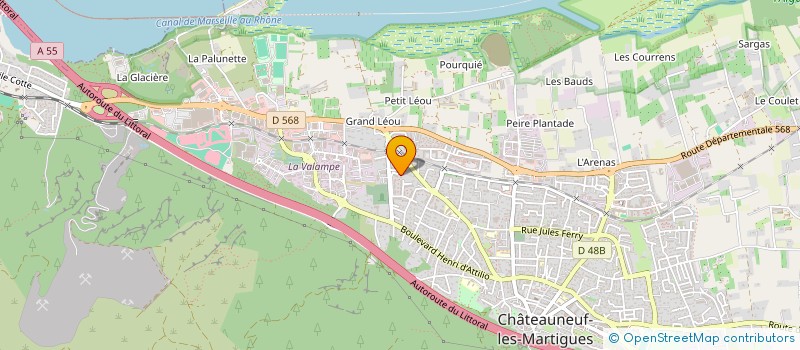 localisation de l'entreprise MONSIEUR JANOS MOLNAR  CHATEAUNEUF-LES-MARTIGUES