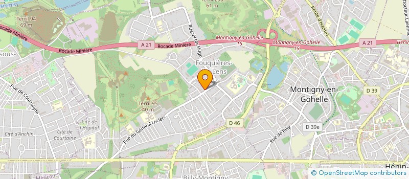 localisation de l'entreprise MONSIEUR JANSSENS THOMAS  FOUQUIERES-LES-LENS