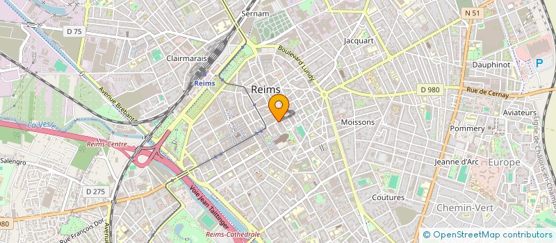 localisation de l'entreprise MONSIEUR JANUARIO BERNARDES DA ROCHA à REIMS