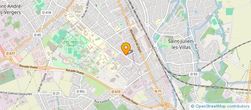 localisation de l'entreprise MONSIEUR JANUS RUSHITI à TROYES