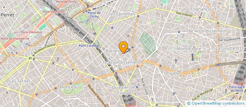 localisation de l'entreprise MONSIEUR JANUSZ BYSZEK  PARIS